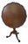 Antique Chippendale Revival Mahogany Birdcage Swivel Tilt-Top Pie Crust Table, 32" For Sale