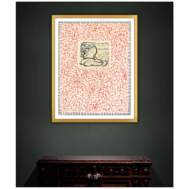 The artwork here, "Juin et Fils", is a wonderful abstract, which was created with acute detail and vibrant color...