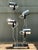 Van Teal Vintage Van Teal Industrial Chrome Multi-Light Lamp For Sale - Image 4 of 13