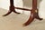 Wood Baker Furniture Regency Banded Flame Mahogany Two-Tier Tea Table or Occasional Side Table For Sale - Image 7 of 12