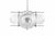 Vintage Space Age Chandelier lamp realized in Italy in 1970. 4 Lights. Wired and in woking condition. Up to 250V...