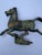 Vintage Han Dynasty Style "Flying Horse of Gansu" Heavy Cast Metal Statue For Sale - Image 4 of 12