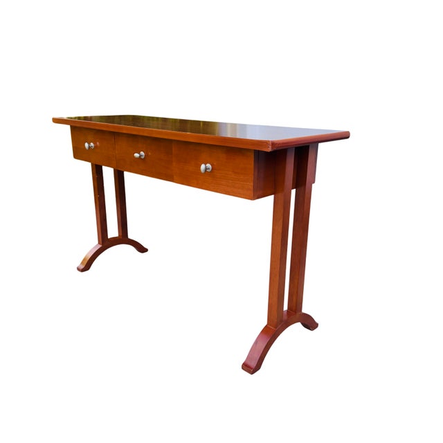 Contemporary Michael Graves Postmodern Console Table / Writing Desk For Sale - Image 3 of 13
