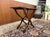 English Folding Side Table in Teak For Sale - Image 4 of 7