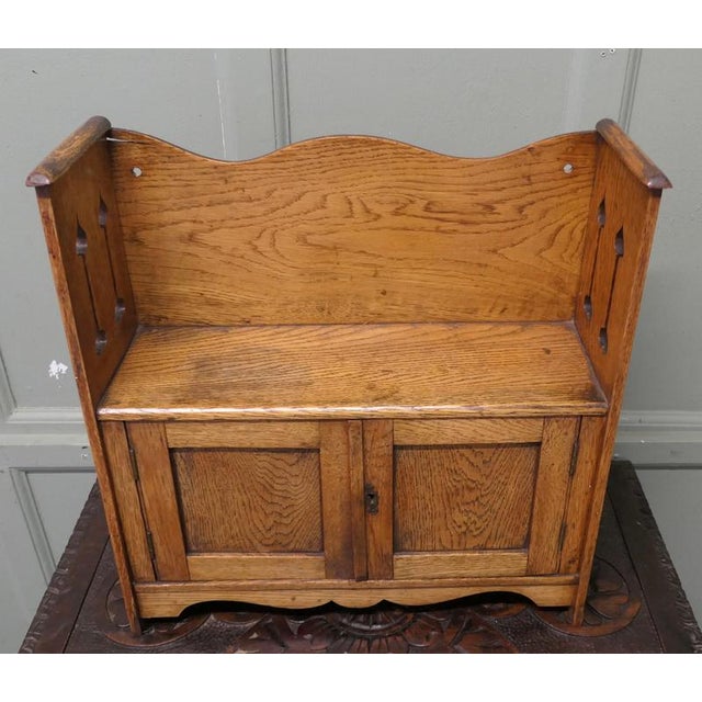 Arts and Crafts Wall Cabinet, 1890 For Sale - Image 6 of 7