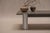 Metal Brutalist Coffee Table with Fossil Stone Top, 1970s For Sale - Image 7 of 18