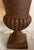 Small Vintage Classic Design Rustic Cast Iron Garden Urn Planter For Sale - Image 4 of 6