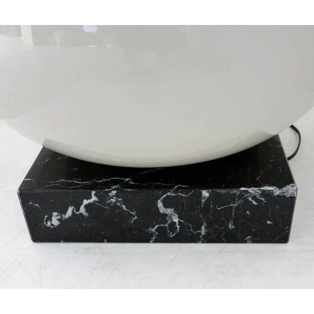 Mid-Century Modern 1960s Oversized Vintage Italian Floor Lamp With Murano Glass & Marble Base For Sale - Image 3 of 5