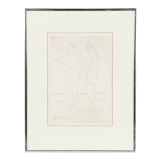 Pablo Picasso Signed and Numbered Photogravure of Two Dancers From "Grâce Et Mouvement," 1943 For Sale
