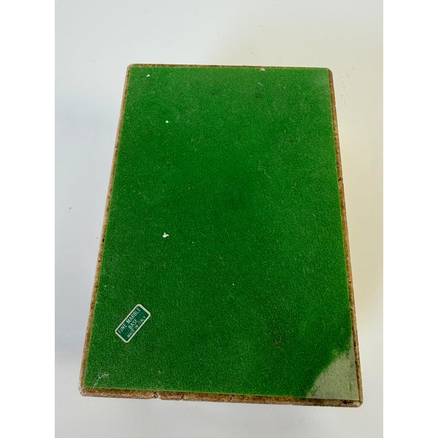 1980s Vintage Italian Travertine Jewelry Box in the Style of Fratelli Mannelli For Sale - Image 10 of 11
