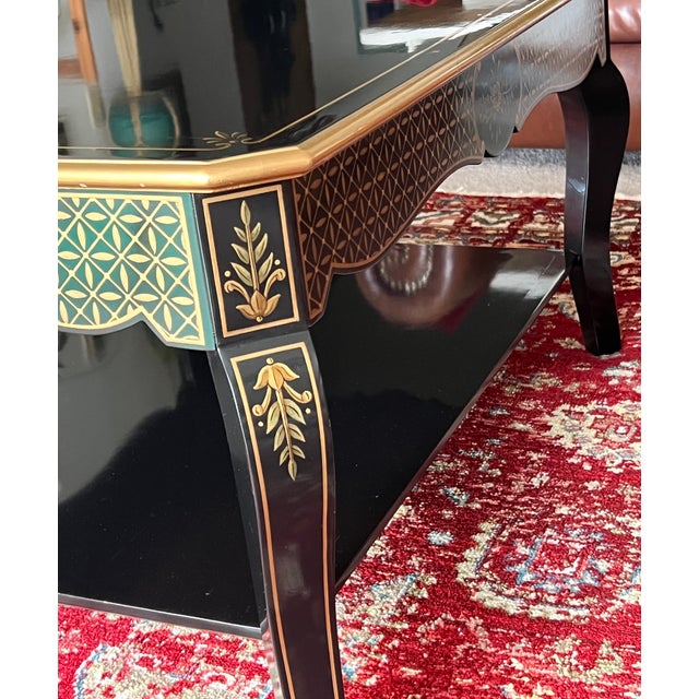 One of a Kind Hand Painted Coffee Table For Sale - Image 9 of 15