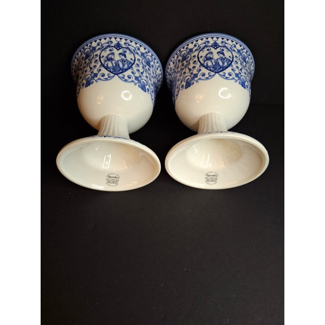 Pair Spode Judaica Kiddush Cups Matching Set Hebrew Wedding Gift I Am My Beloveds For Sale In Boston - Image 6 of 10