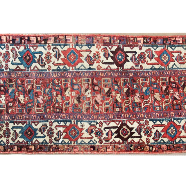 Red Late 19th Century Azari Runner For Sale - Image 8 of 17