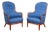 Rare Carl Malmsten, Advokaten (The Lawyer) Lounge Chairs, a Pair For Sale
