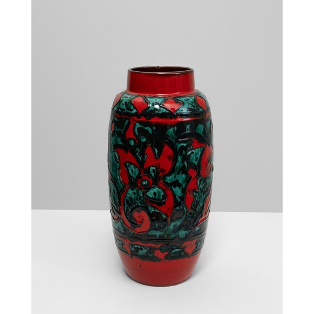 20th Century German 'W. Germany' Ceramic Vase For Sale - Image 16 of 18