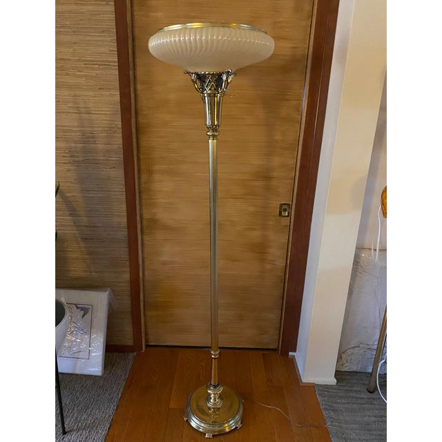 Antique Torchiere Floor Lamp Chairish
