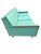 Make a bold mid-century statement with this stunning 1960s turquoise sofa, featuring its original turquoise vinyl...