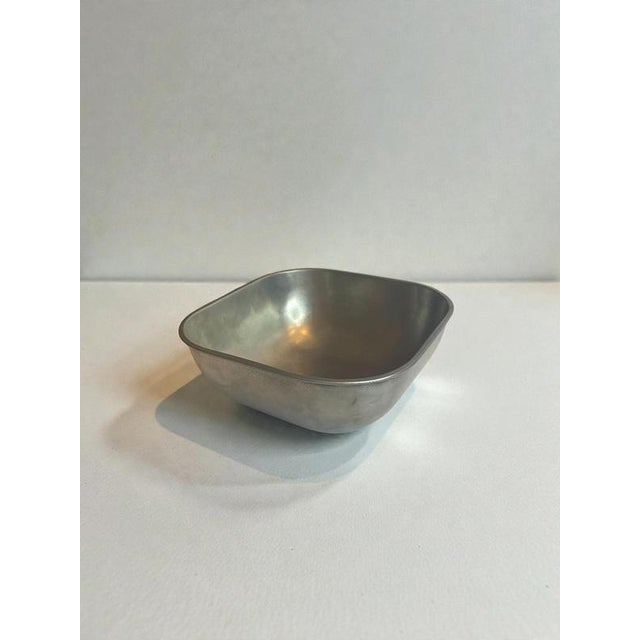 1930s Swedish Modern Pewter Bowl attributed to Edvin Ollers for Schreuder & Olsson, 1938 For Sale - Image 5 of 10
