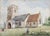 19th Century Clatworthy Church Watercolor Painting For Sale In Seattle - Image 6 of 6