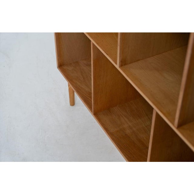 Wood Oak Bookcase from Kurt Østervig, Denmark, 1960s For Sale - Image 7 of 10