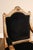 French Louis XVI Style Giltwood Armchair With Black Upholstery For Sale - Image 3 of 18