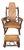 Late 20th Century Handcrafted Rustic Hickory Twig Rocking Chair With Matching Footstool Adirondack Lodge Style For Sale