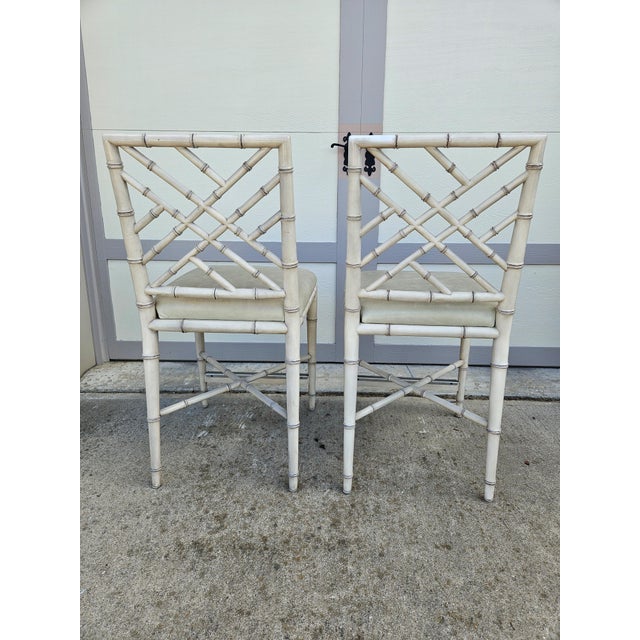Century Furniture Late 20th Century Brighton Counter Height Stools From Century Furniture, Pair For Sale - Image 4 of 9