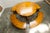 Round Pine Table and Circular Benches, 1960s, Set of 5 For Sale - Image 10 of 18