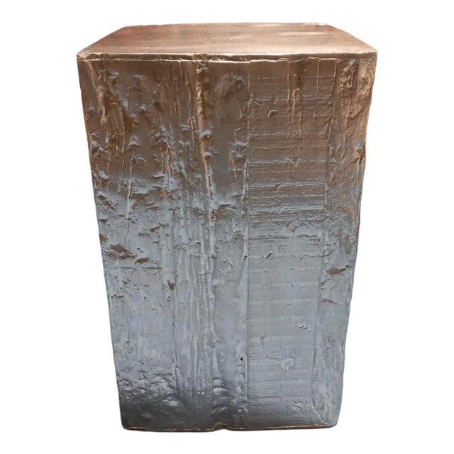 These Zuvan Side Tables from Anthropologie feature a luxurious metallic finish applied to a bronze base crafted from...