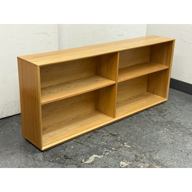 Room & Board Rollins White Oak Wood Bookcase For Sale - Image 9 of 12