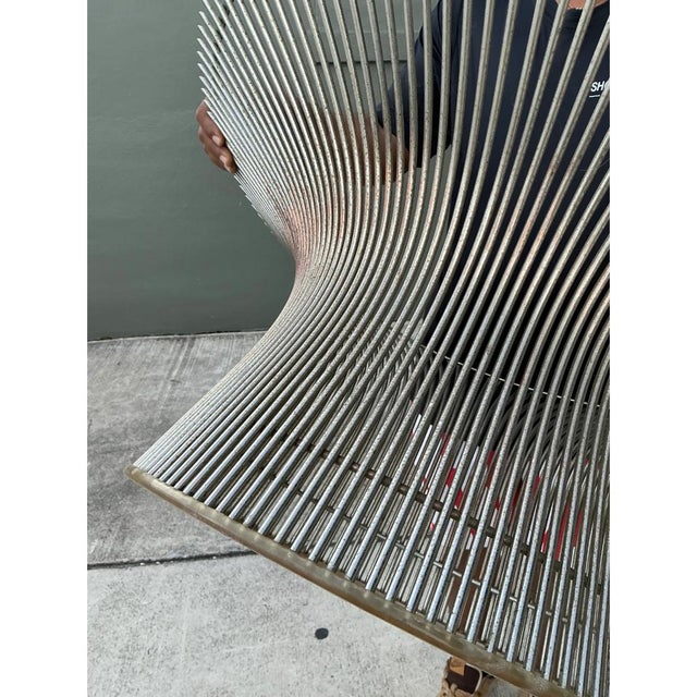 Warren Platner Glass and Steel Coffee Table For Sale - Image 12 of 12
