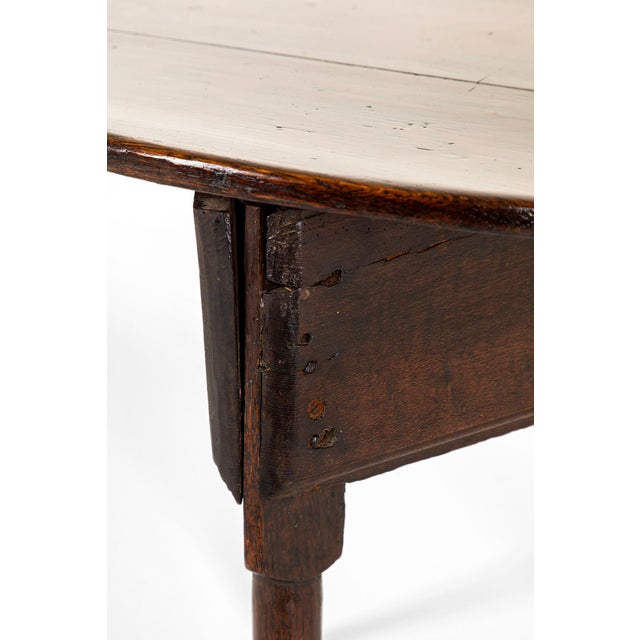 Wood 18th Century Oak Cricket Table For Sale - Image 7 of 13