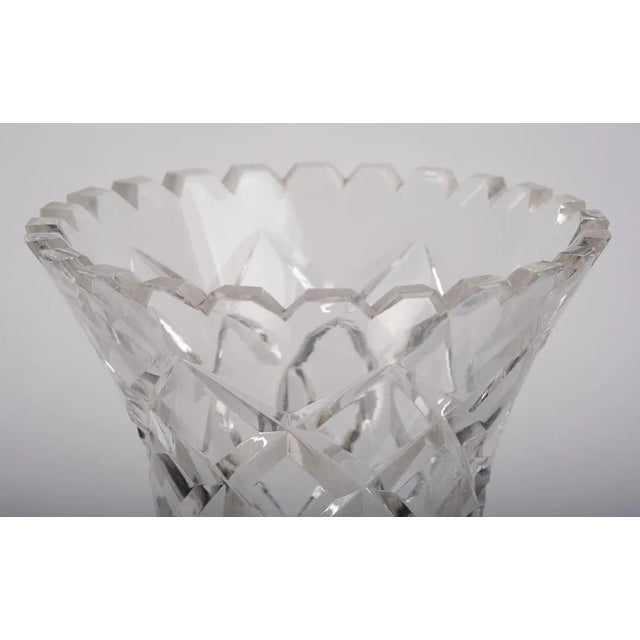 Mid-Century Danish Crystal Vase, 1960s For Sale - Image 6 of 9