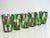 Green Ribes Collectable Glasses by Mariana Iskra, Set of 6 For Sale - Image 8 of 8