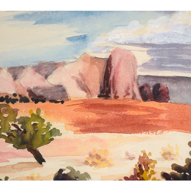 Red "Red Rock Country" - Desert Landscape by Betty Jenkins For Sale - Image 8 of 11