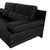 Model 6500 2-Seater Sofa in Black Leather from Rolf Benz For Sale - Image 6 of 14