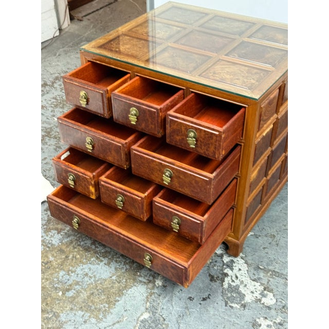 Chinese Apothecary Cubed Chest of Drawers For Sale - Image 4 of 12