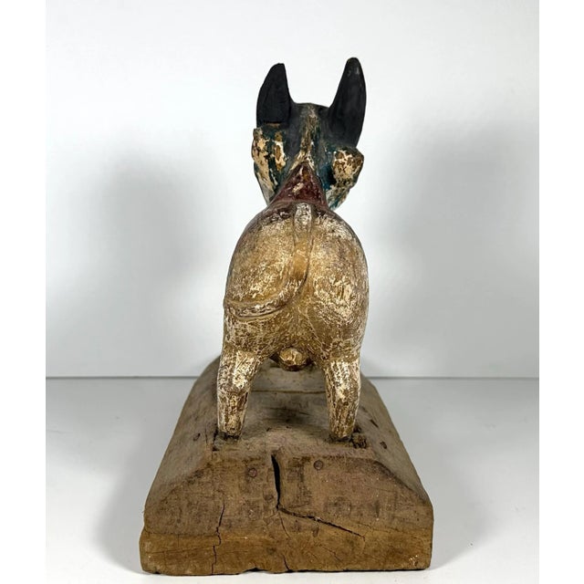 Indian Antique Indian Nandi Bull Figure For Sale - Image 3 of 10