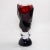 1930s Art Deco Ruby Red Faceted Glass Vase For Sale - Image 11 of 11