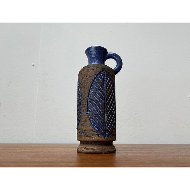 Mid-Century Swedish Studio Pottery Carafe Vase from Laholm, 1960s For Sale - Image 15 of 17
