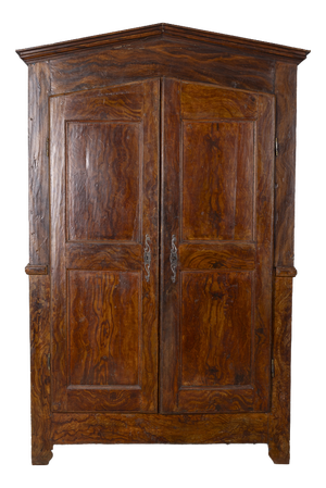 18th Century Classic Walnut Wood Wardrobe
