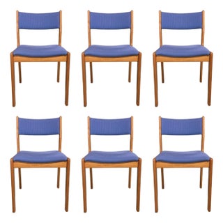 Mid 20th Century Danish Teak Dining Chairs by Findahls Møbler For Sale