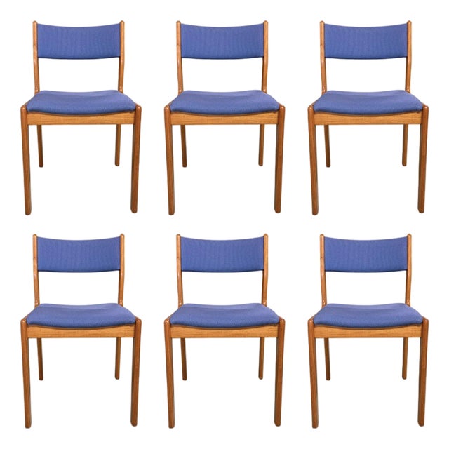 Mid 20th Century Danish Teak Dining Chairs by Findahls Møbler For Sale