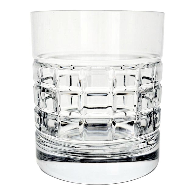 Waterford London Irish Crystal Double Old Fashioned Glass 4" For Sale
