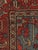 Antique Persian Serapi Carpet Handmade Wool Oriental Rug Rust, Ivory, Light Blue For Sale - Image 9 of 18