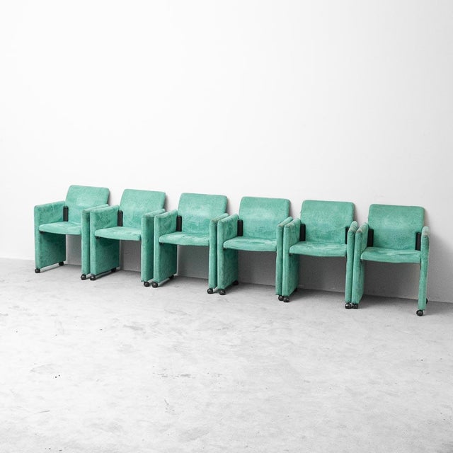 Roota Armchairs by Franco Buzzatti and Enrico Rocchi for Deko, 1970s, Set of 6 For Sale - Image 14 of 14