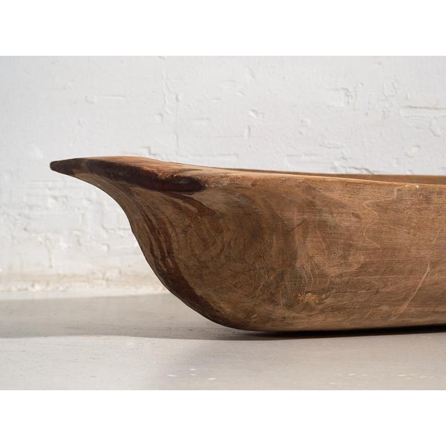 Antique primitive bowl (c.1900) Dimensions: Length: 73 cm Depth: 35 cm Height: 18 cmStyle: PrimitiveMaterials and...