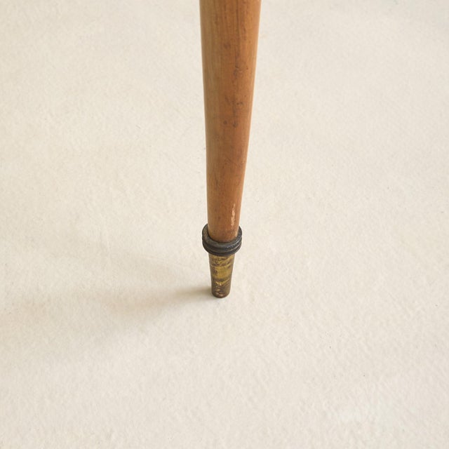 Mid 20th Century Italian Fluted Wood Coffee Table in the Manner of Pier Luigi Colli, 1950s For Sale - Image 5 of 9
