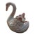 Vintage Portuguese Vestal Pottery Swan Planter For Sale
