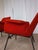 Mid-Century Red Fabric Armchairs in style of Alvin Lustig, 1970s, Set of 2 For Sale - Image 11 of 18